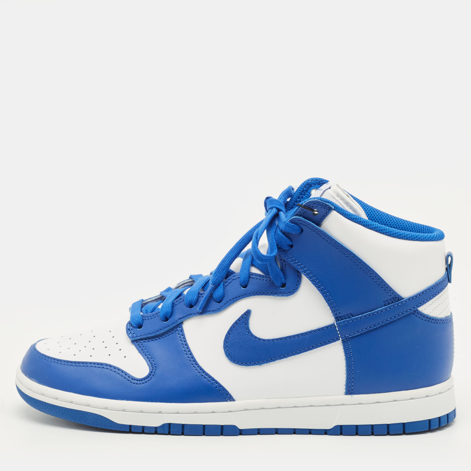Nike Dunk Game Royal 45 Blue/White Leather High Top Sneaker