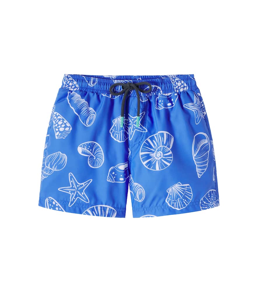Printed swim trunks