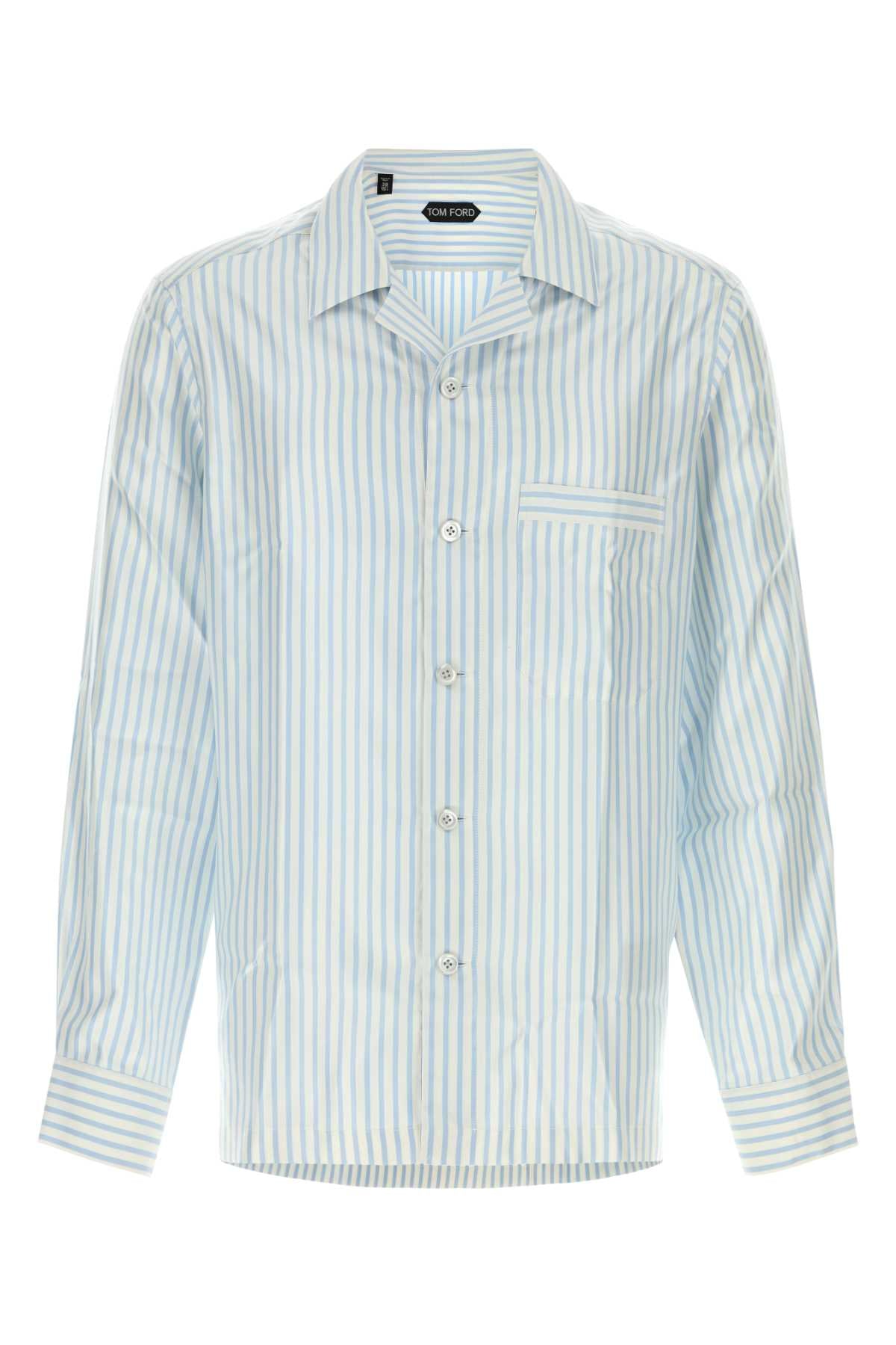 Jacquard Shirt — Blue