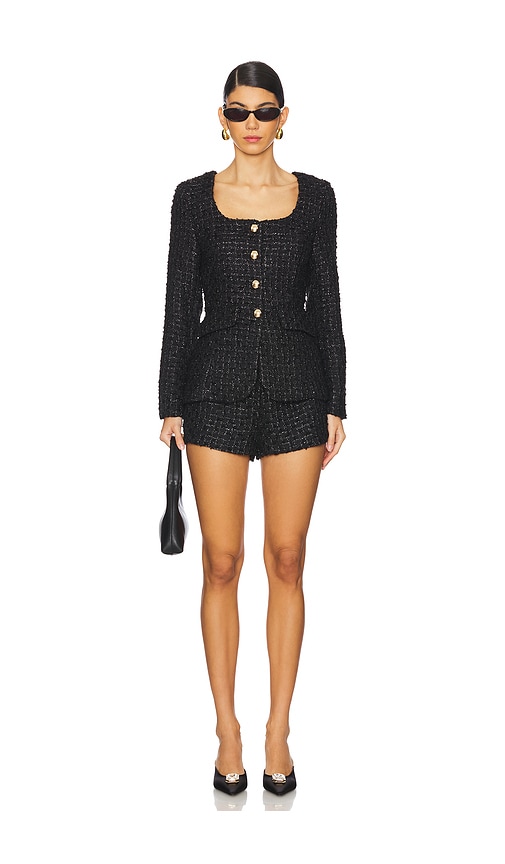 Amanda Uprichard KURZOVERALL KYA in Black. Größe S. Also in L