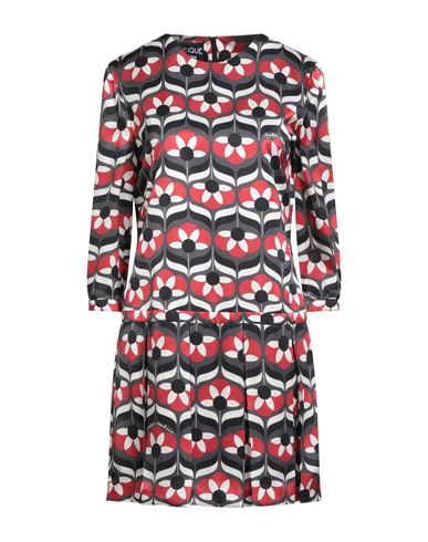 Woman Mini dress Black Size 6 Silk, Viscose