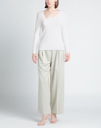 Woman Sweater White Size M Viscose, Polyester