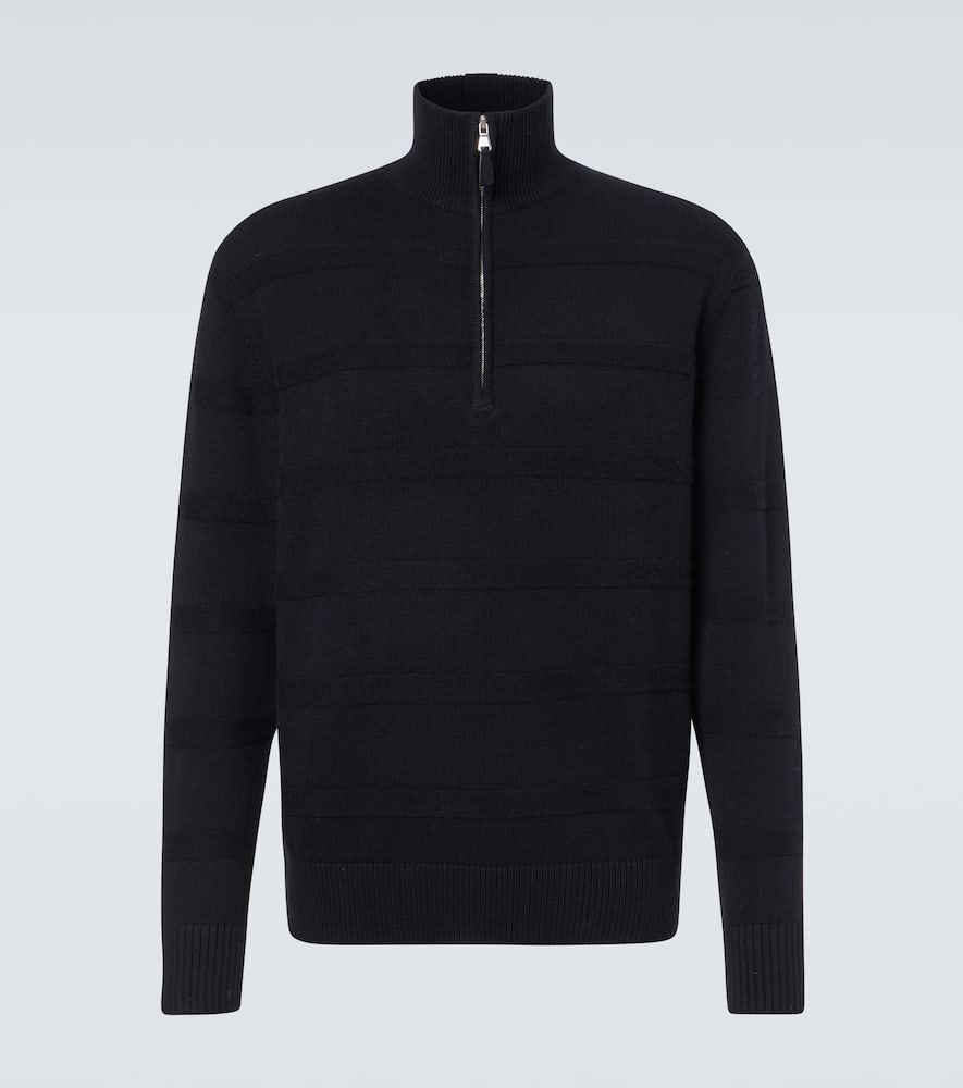 Cotton and cashmere turtleneck sweater