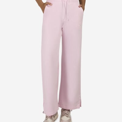 Women's NSW Phoenix Fleece High-Waisted Wide-Leg Pants in Pink