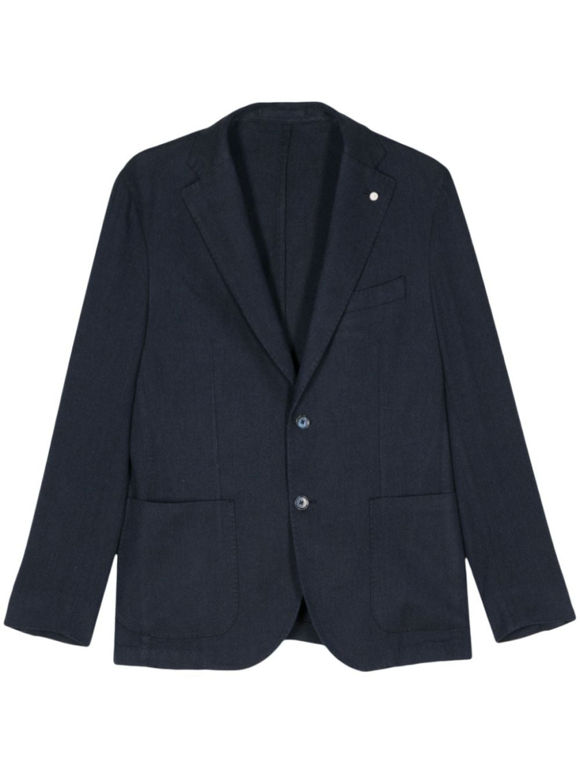 LUIGI BIANCHI- Jacket With Logo