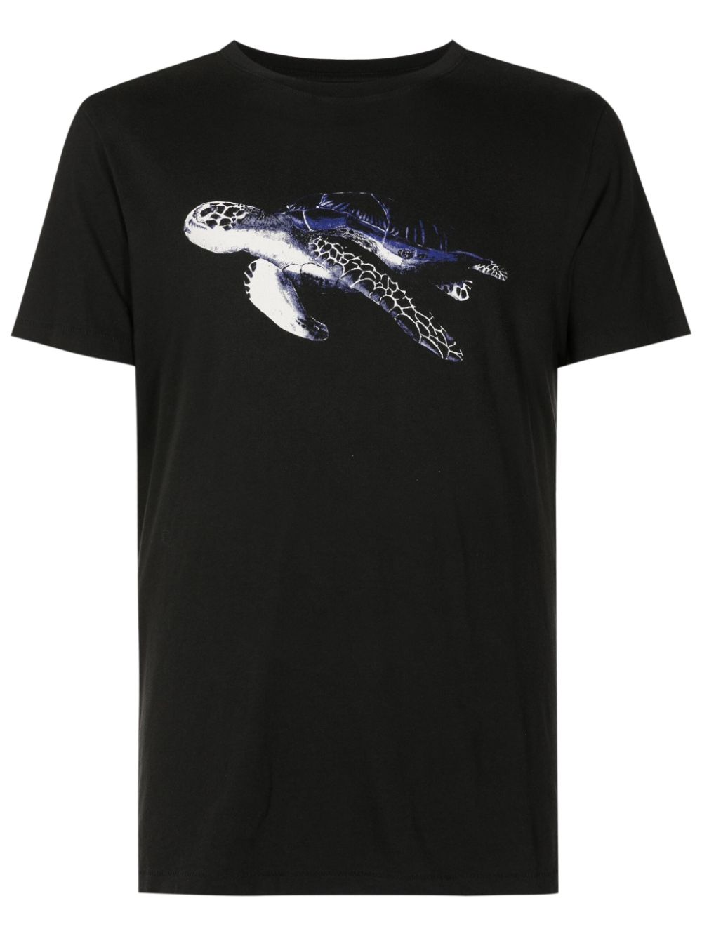Turtle cotton T-shirt - Black