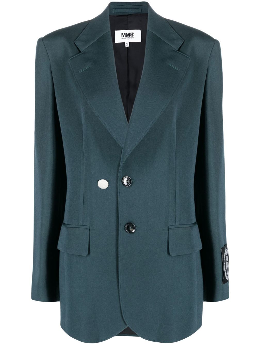 Single-breasted blazer - Green