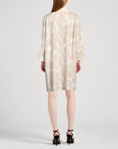 Liviana Conti Woman Mini dress Sand Size 12 Viscose, Polyamide, Elastane