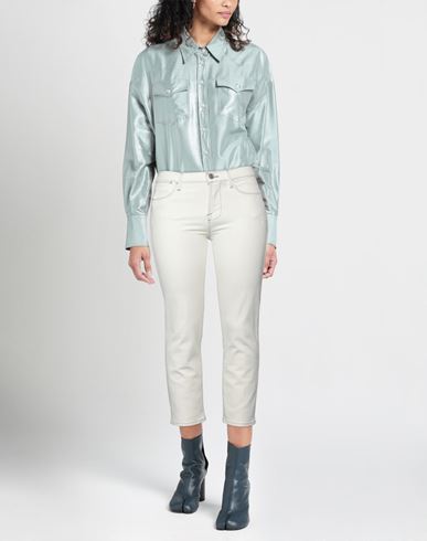 Woman Denim pants Ivory