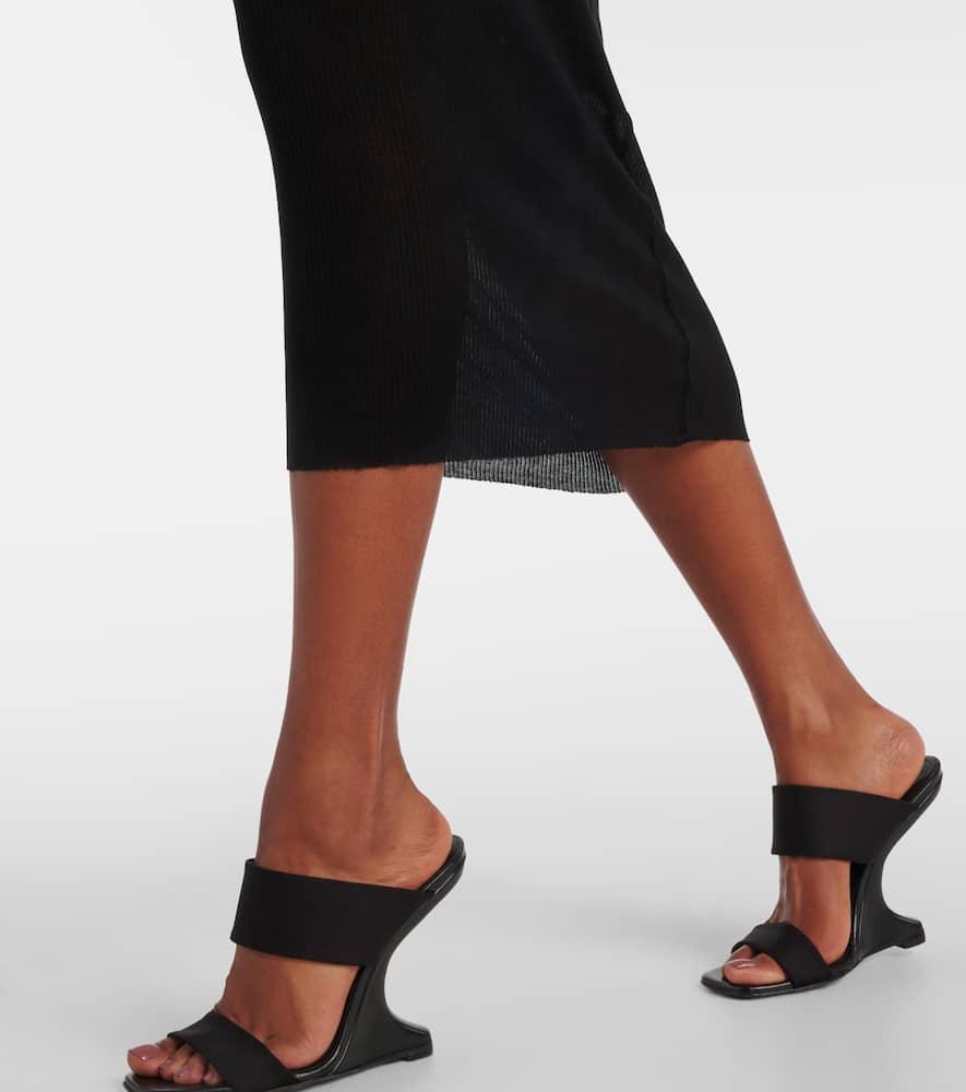 Knitted midi dress