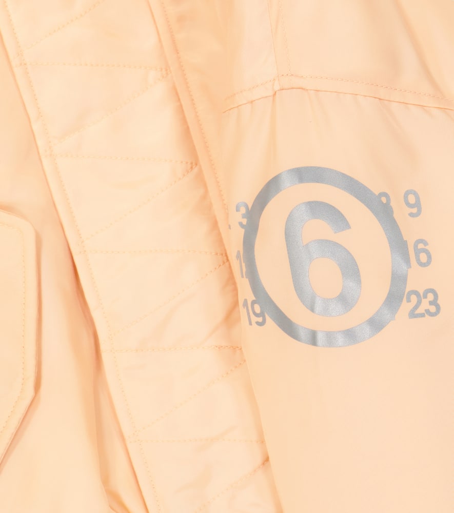 MM6 Maison Margiela Kids Padded twill bomber jacket