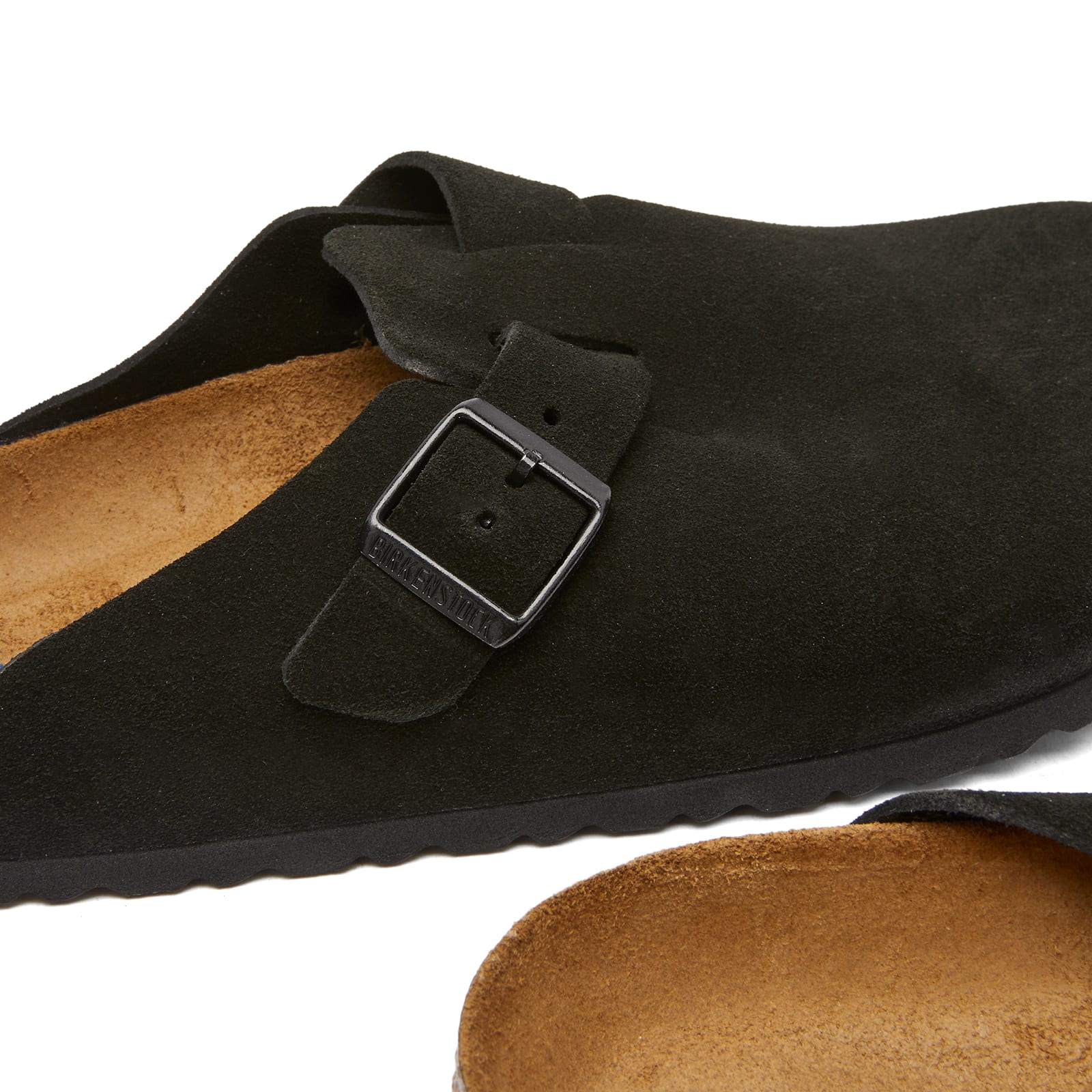 Boston SFB Clog - Black Suede, Size UK 9.5 