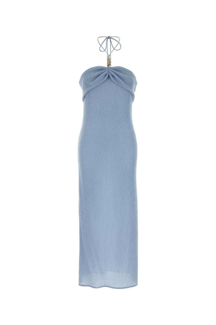 Magda Butrym - bow detail halter neck strapless midi dre