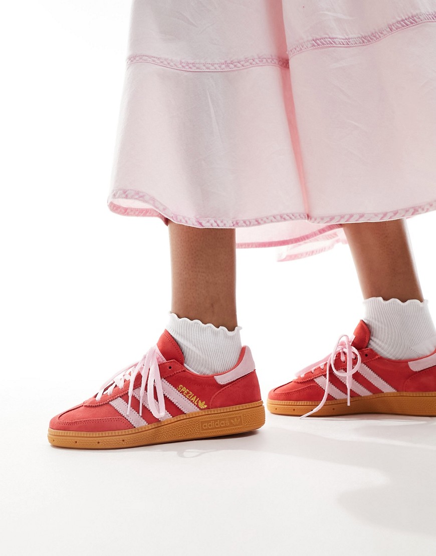 Handball Spezial trainers in red and pink