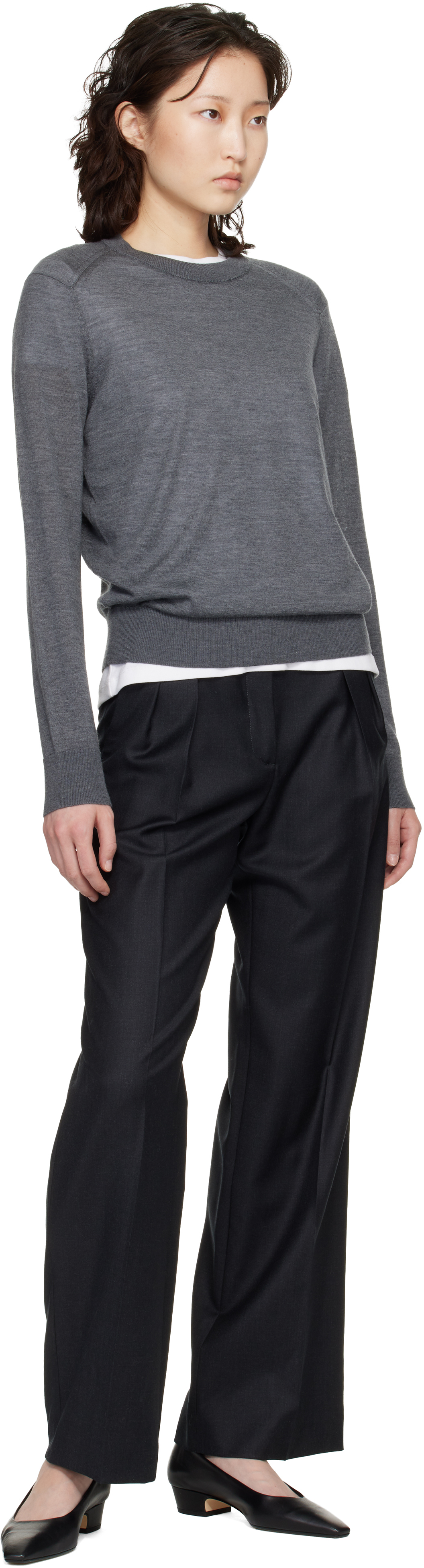 Gray Ditto Fluid Sweater