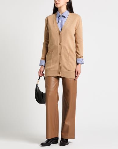 Woman Cardigan Sand Size M Wool, Cashmere