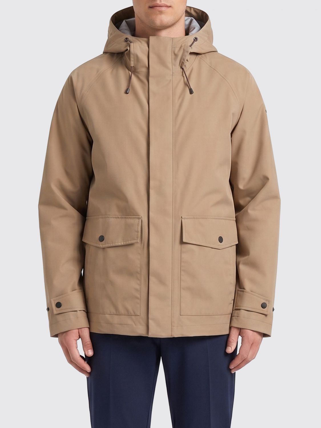 Coat Men color Brown