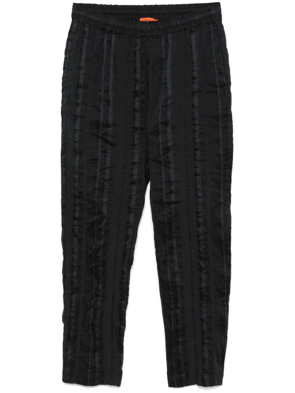 Striped trousers - Black