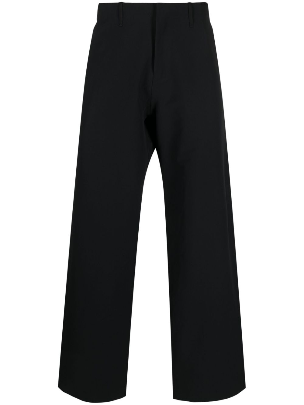 Corbel straight-leg trousers - Black