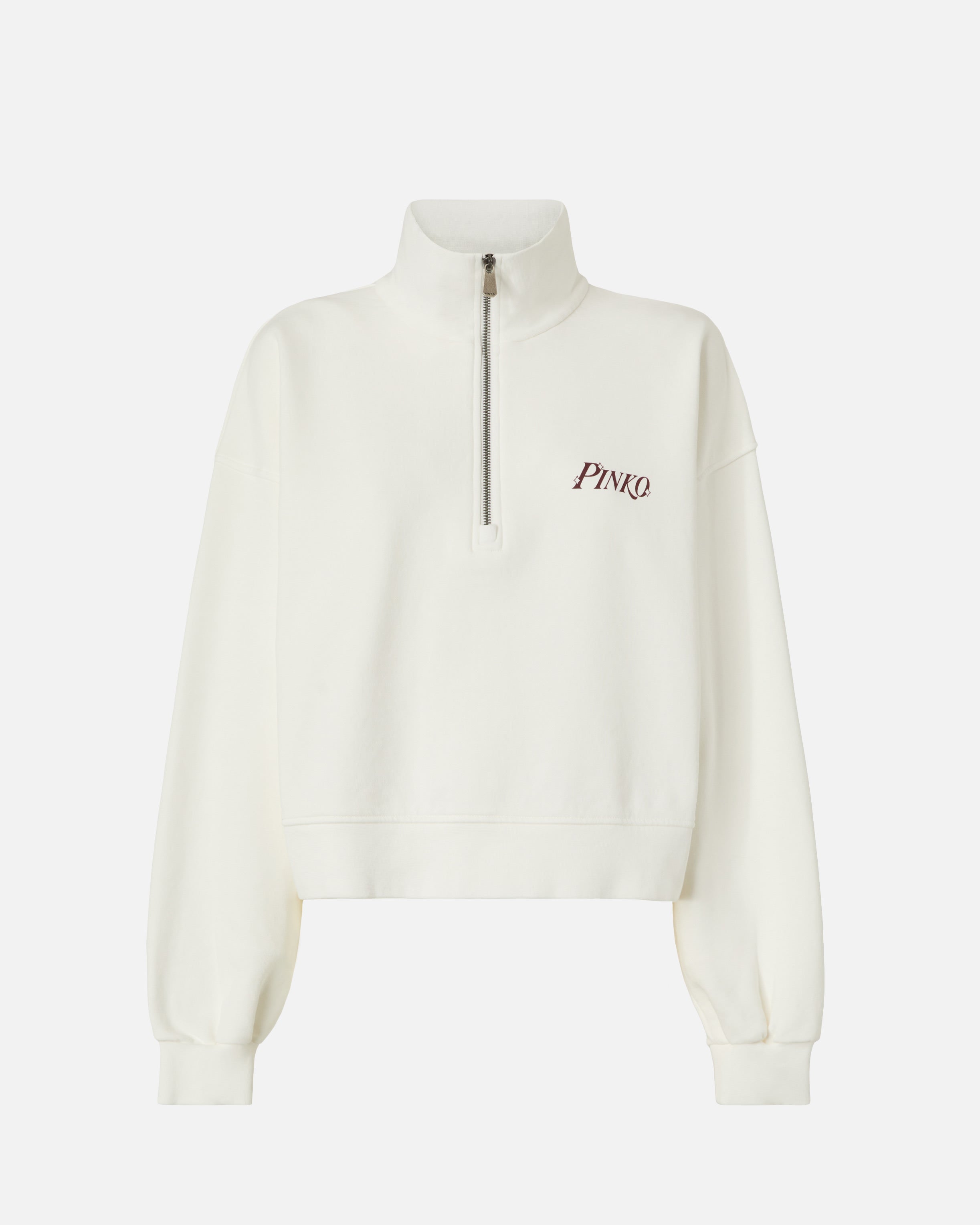 Sweatshirt with heart and tini print - L
