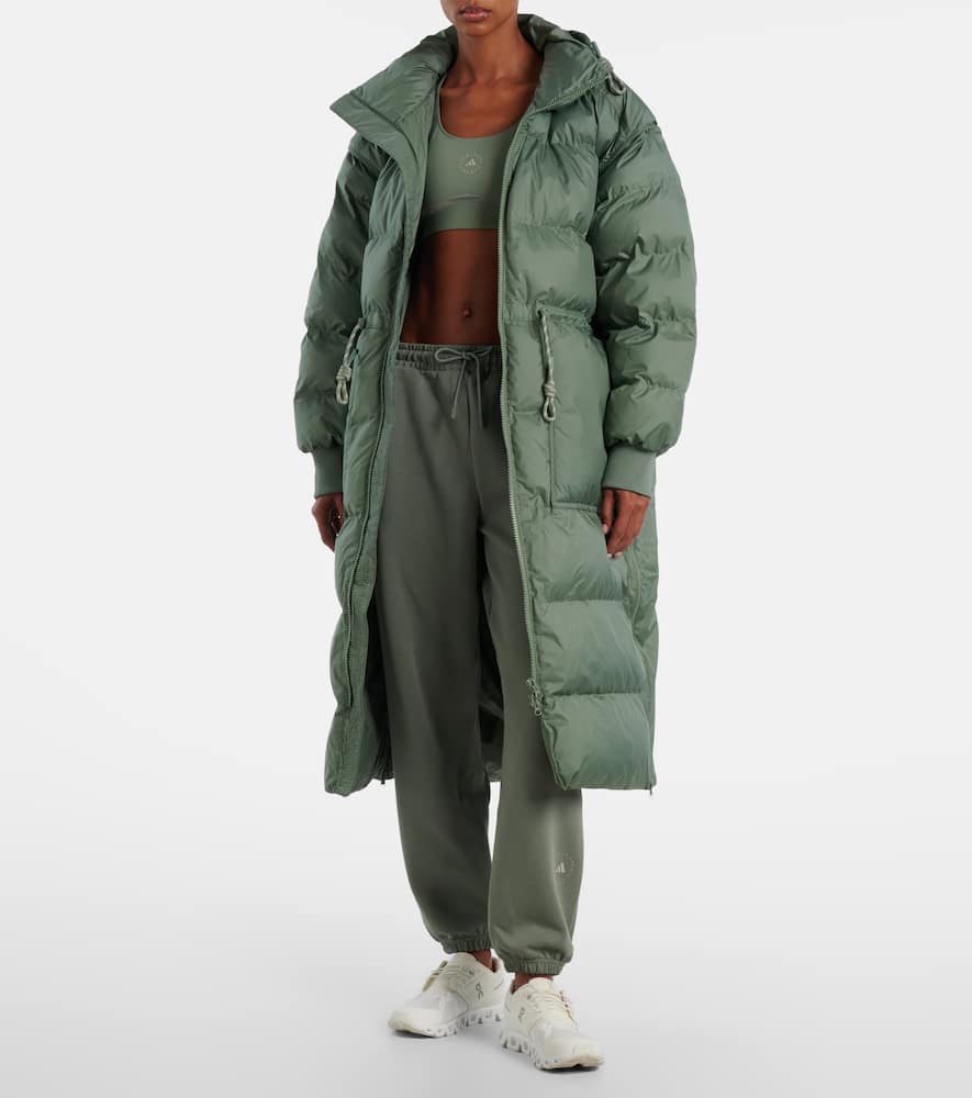 Hooded puffer coat