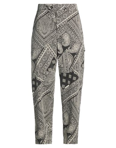 Man Pants Black Size M Cotton
