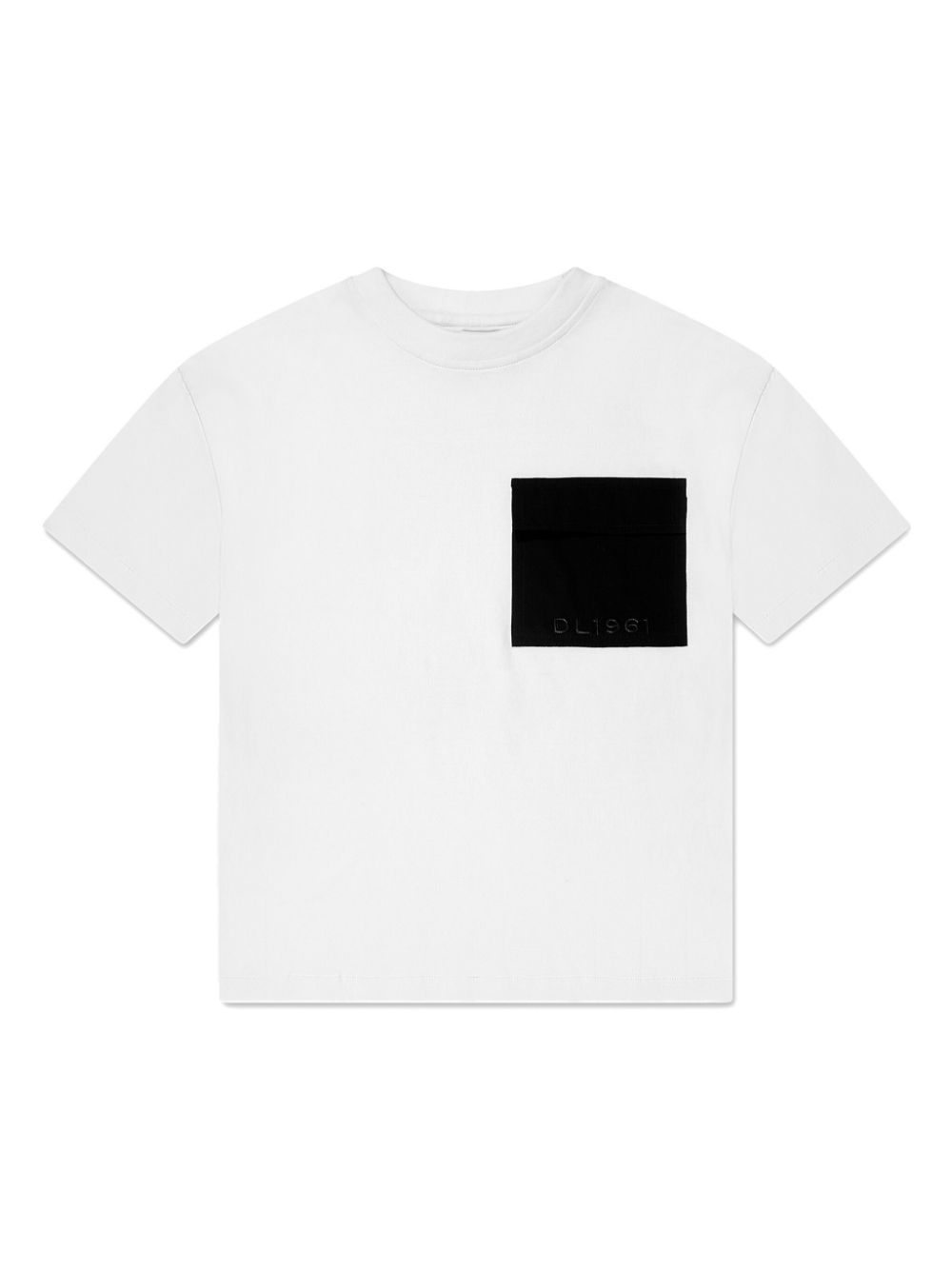 Logo-embroidered cotton T-shirt - White