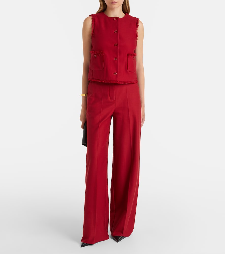 Rito cotton wide-leg pants