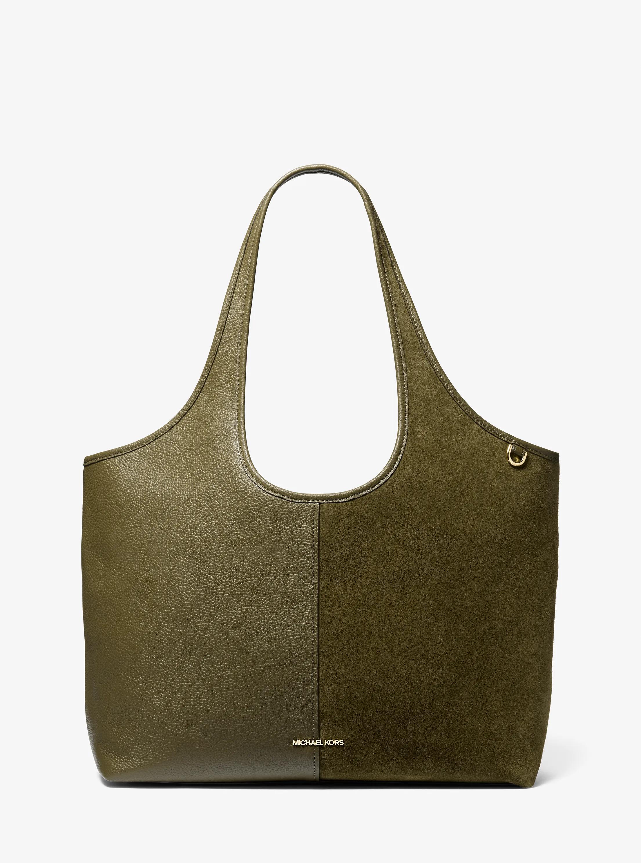 Henly Large Leather and Suede Tote Bag
