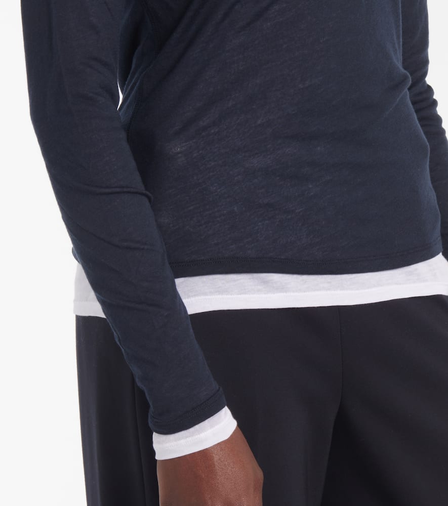 Layer Love layered jersey T-shirt