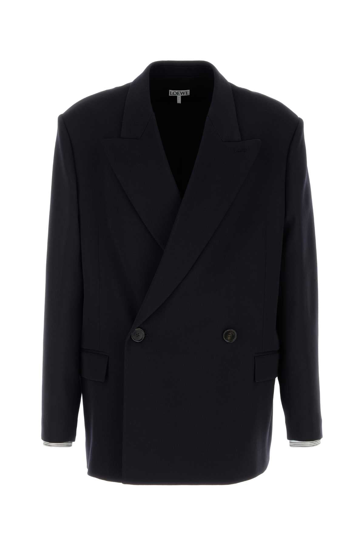 Breasted Blazer — Navy