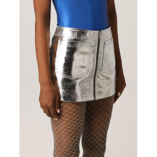 Skirt Women colour Silver
