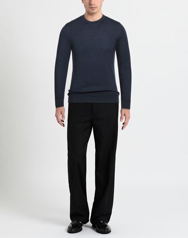 Man Sweater Midnight blue Size 36 Merino Wool