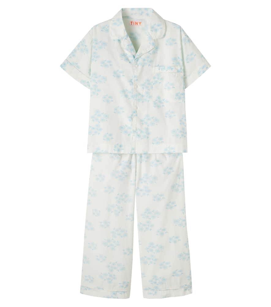 Blossoms floral cotton shirt and pants set