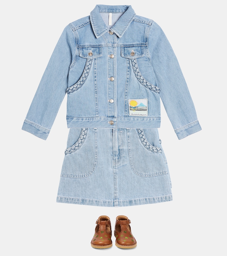 Zimmermann Kids August denim jacket