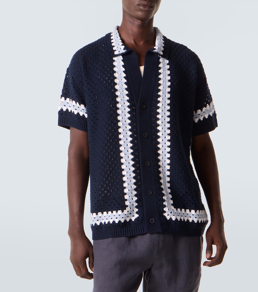 Pinto crochet cotton shirt