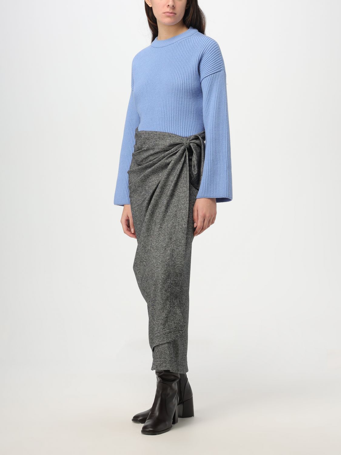 Skirt Woman color Grey