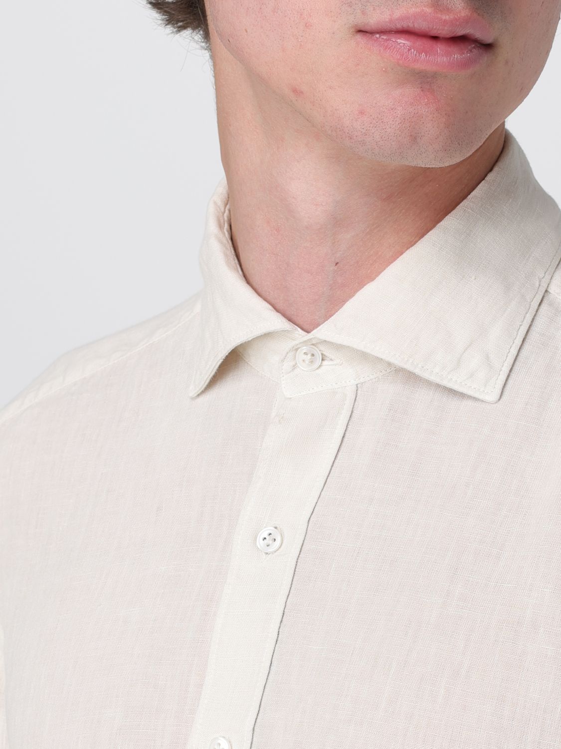 Shirt FAY Men color Beige