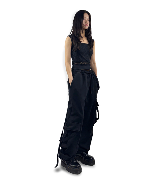 Lace sheer sleeveless hoodie