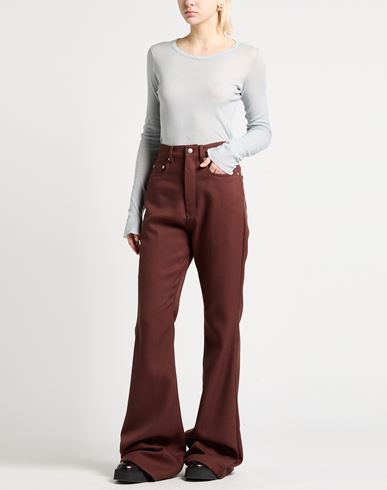 Woman Pants Brown Size 27 Wool