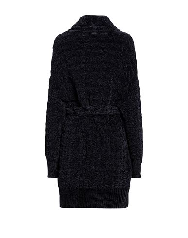 Woman Coat Midnight blue Size M Viscose, Polyamide, Lambskin