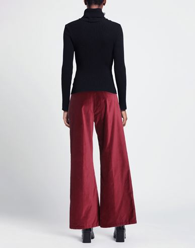 Woman Pants Burgundy Size 2 Cotton