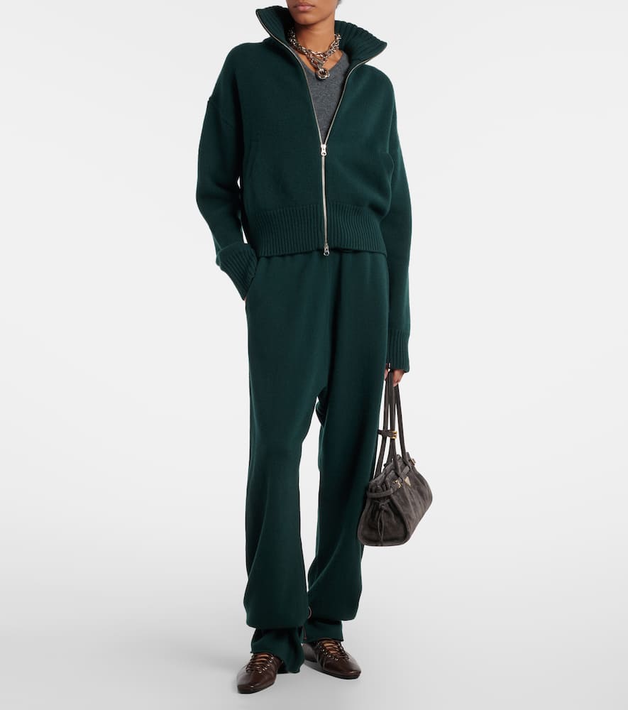 N°142 Run cashmere-blend sweatpants