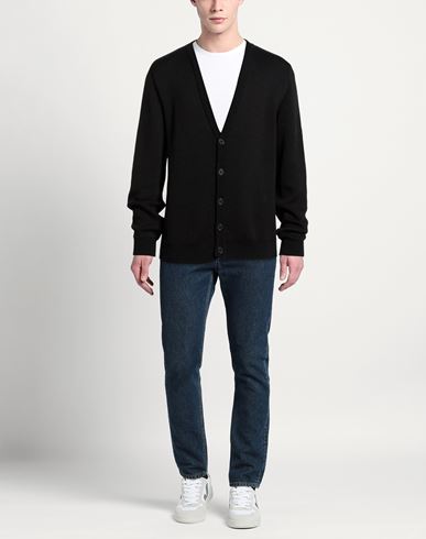 Marsēm Man Cardigan Black Size L Wool, Acrylic