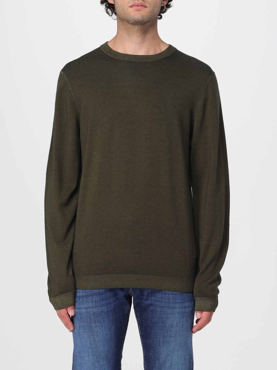 Sweater Men color Military