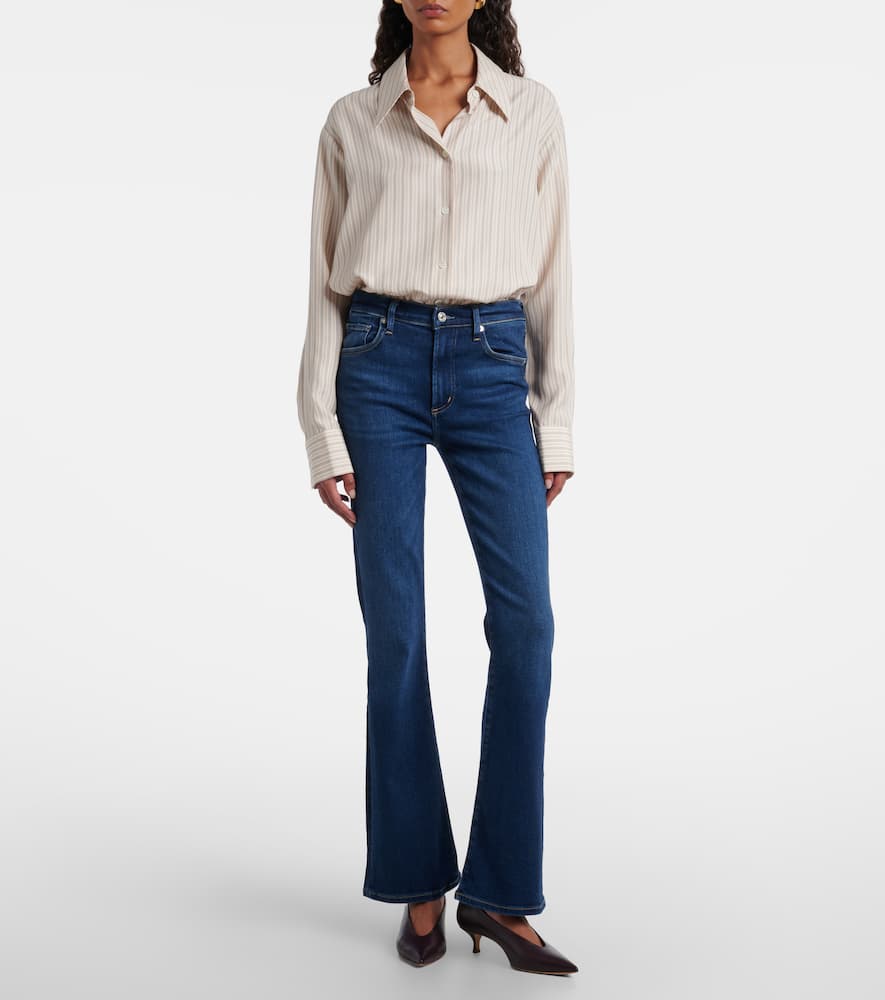Lilah high-rise flared jeans