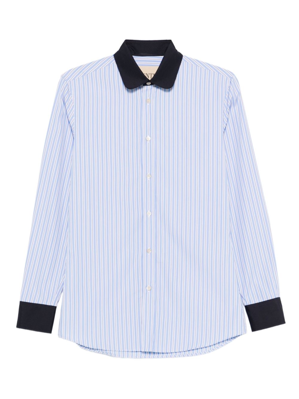 Striped silk shirt - Blue