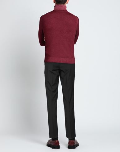 Man Pants Black Size 40 Wool, Polyester, Elastane