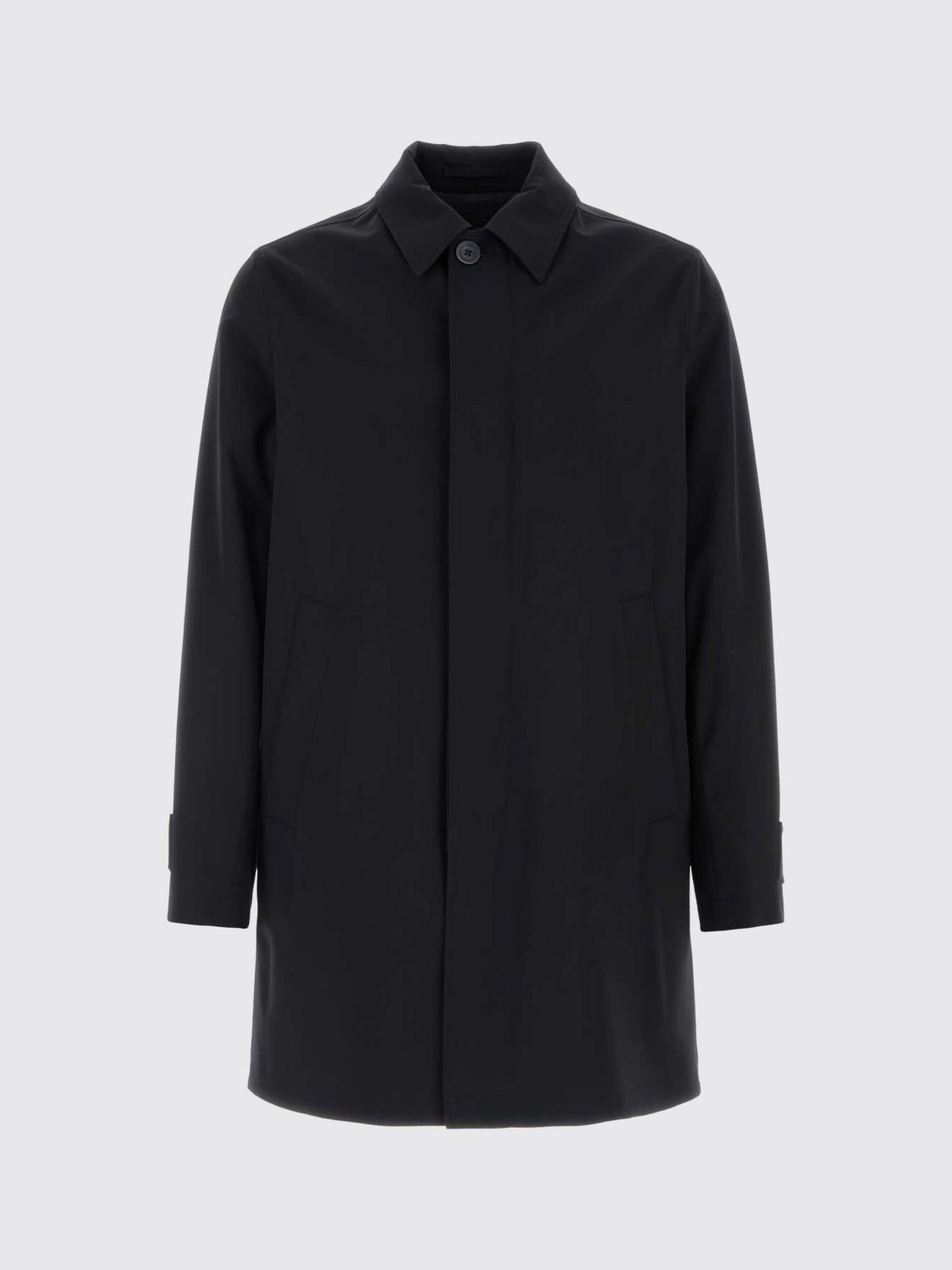 Coat Men color Blue