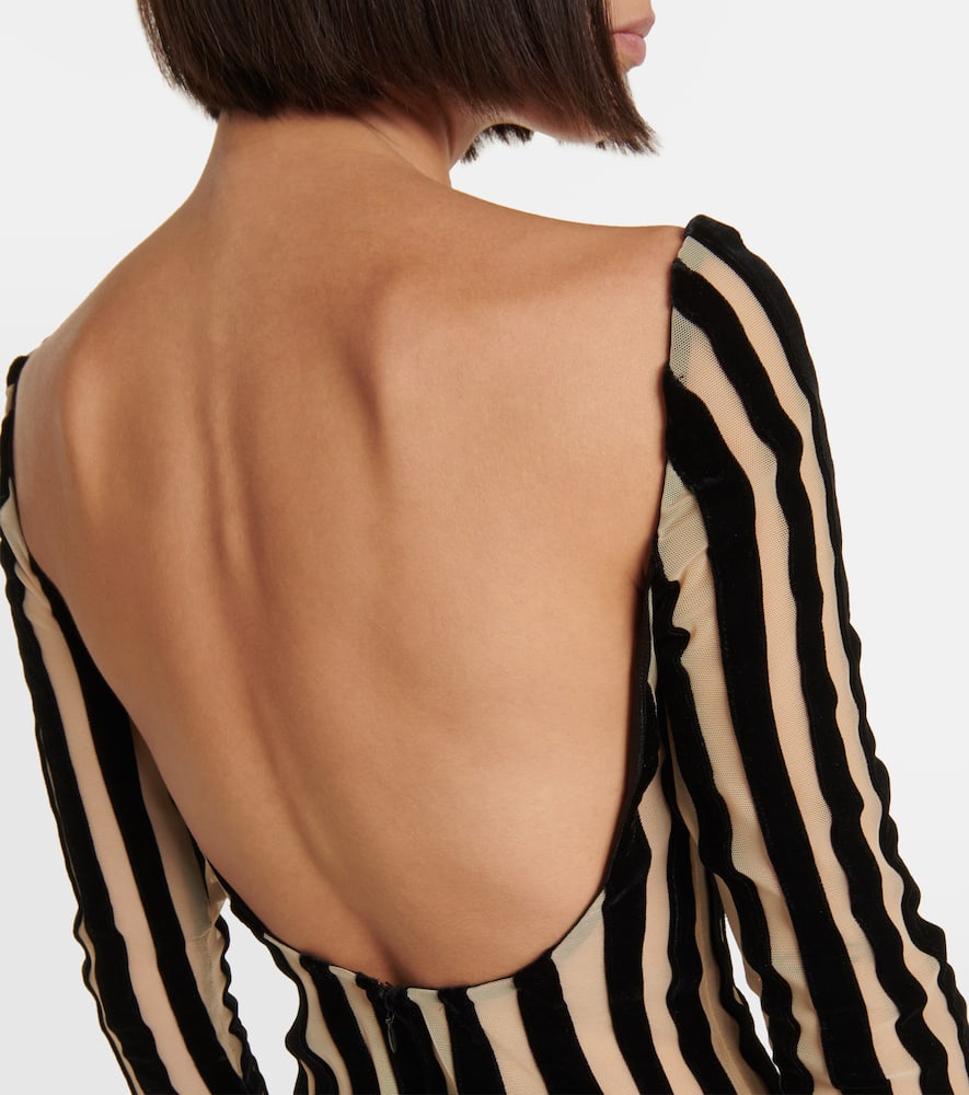Striped gown